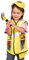 Dress Up America Jeu d'habillage de jeu de rôle d'ouvrier de construction d'enfants