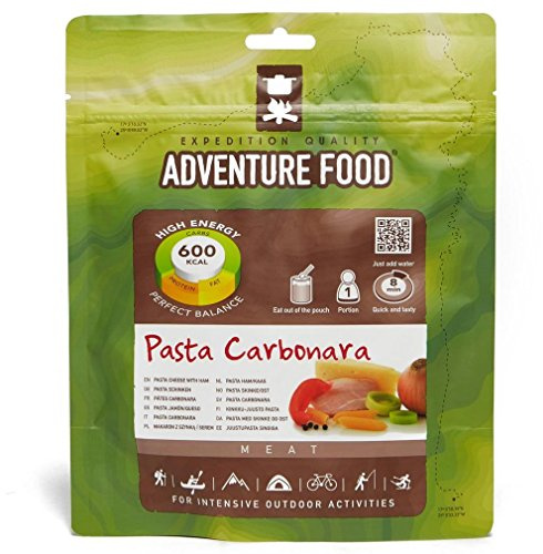 Adventure Food Pasta Carbonara Meal Camping Hiking Food, Grey, One Size