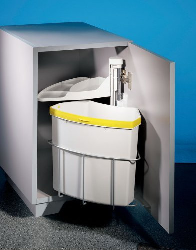 Naber Cabbi junior 1 Abfallsystem Drehtür Schwenktechnik / 18 Liter / 40 cm