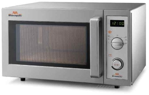 Minneapolis Forno a microonde WP1000PFM, Acciaio Inossidabile, 1000W, 17.7kg, Libera Installazione