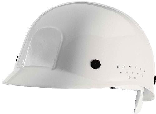 MSA 10033652 Anstoßkappe mit Kunststoffaufhängung und Schweißband, Aufprallschutz, Zusammensetzung: HDPE, Farbe: Weiß, Standard 16,5 cm - 20,3 cm Größe