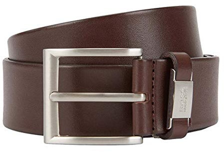 HUGO BOSS NEU echt Herren Gürtel CONNIO Dunkelbraun 105 cm Men Belt