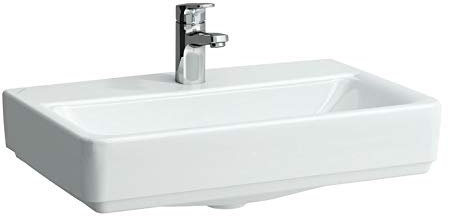 Laufen Waschtisch kompakt Unterseite geschliffen PRO ohne Hahnloch 550x380 weiß, 8179580001091