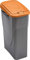Mondex PLS8086-19 Roll Top - Cubo de Basura de Reciclaje con Tapa de plástico (36 x 21,5 x 51 cm, 25 l), plástico, Naranja, 25 L