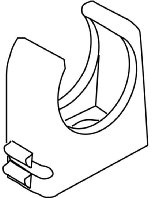 Kleinhuis ro-Clip - Klemme pg9 grau