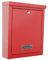 Profirst Briefkasten Mail PM 470 Rot Stahlblech (HxBxT) 400x310x135 mm Zylinderschloss Wandbriefkasten Namensschildhalter Sichtfenster inklusive Befestigungsmaterial