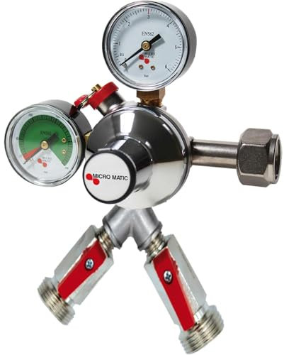 Druckminderer CO2 Premium Micro Matic 2-leitig