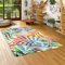 Pergamon Designer Teppich Faro Tropical Bunte Zweige in 5 Größen