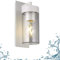 max K O M F O R T Aussenleuchte Wand Aussenwandleuchte E27 weiß Wandleuchte Aussenlampe Wandlampe Aussenleuchte Aluminium Aussenwandlampe 1883 WH