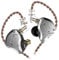 Yinyoo KZ ZS10 Pro Auricolari In Ear Monitor Cablati, 4BA 1DD Cuffie IEM Ibridi con Piastre Acciaio,con Cavo 2 Pin 3.5mm 4 Paia di Gommini per Musicisti