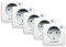 Homematic IP Smart Home 5er-Set Schaltsteckdose HmIP-PS-2