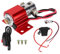 Bremsleitungsschloss 12-16V Roll Control Bremsleitung Park Lock Kit Edelstahl Magnetschloss Elektrosatz mit Hill Holder Zubehör Rot