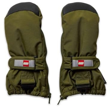 Lego Wear Unisex Baby Lwaripo - Lego Tec Play Winter Handschuhe, Dunkle Khaki, 80 EU