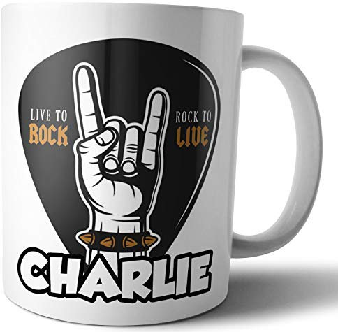 AK Giftshop Mug personnalisé – Thème Rock Heavy Metal – Cadeau – Anniversaire – Noël – Remplissage de bas de Noël – Secret Santa