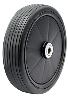 SECURA Rad Laufrad Vorderrad kompatibel mit Sabo Rasenmäher // Ø 180mm Sabo 47-Serie und 52-Serie | Ersetzt: SAA35403, SA35403, SA31215, SA35289