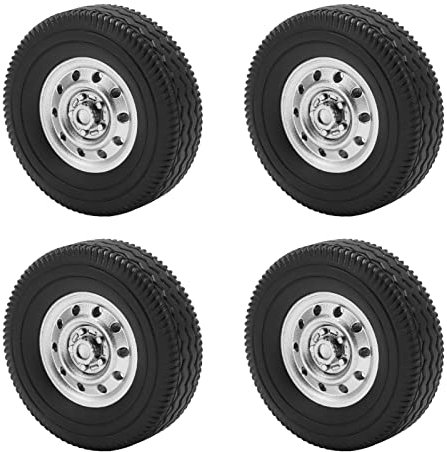 D12 Mini-Originalreifen, RC-Auto-Gummireifen, Kunststoffnaben, RC-Felgenzubehör für WPL D12mini-Upgrade-Teile