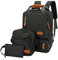 FENLAN 3 pièces sac à dos ensemble femmes hommes sac à dos pour ordinateur portable sac à bandoulière petite poche pour voyage école affaires travail collège convient jusqu'à 14.5 pouces