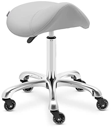 Physa York Light Gray Sattelhocker Sattelhocker ergonomischer Sattelhocker Sattelhocker Büro Rollhocker