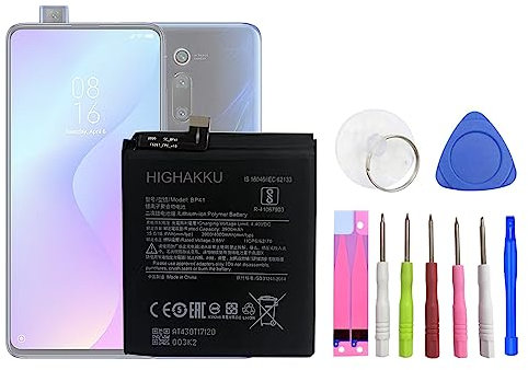 HIGHAKKU Batterie de rechange BP41 compatible avec Mi 9T & Redmi K20 avec outils