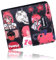 Roffatide Anime Chainsaw Man Pochita Wallets Women Faux Leather Bi-fold Travel Wallet Coin Pouch Wallets Slim Single Fold Wallet Black
