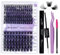 DIY Lash Extensions Set Cluster Lashes DIY Wimperverlängerung zu Hause Lash Bond and Seal DIY Wimpern Extensions Bond and Seal DIY Wimpern Cluster(C3+C9-C Curl)