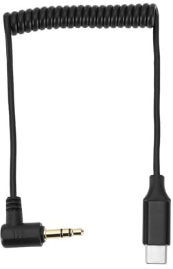 OTOTEC Cable de Resorte Flexible USB Tipo C Macho A Conector de Audio Macho de 3,5 Mm Compatible con S-amsung Galaxy S8 S8 Plus Compatible con G-oogle Pixel XL