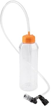 CRIVIT Trinkflasche mit Trinkschlauch, Tragegriff und Schraubverschluss - 800 ml, Transparent, BPA-frei, für Sport und Outdoor-Aktivitäten