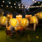 Guirlande Lumineuse Extérieure 15M, 25+3 G40 LED Guirlande Guinguette Exterieur Plastique, IP45 Imperméable Guirlandes Lumineuses d'Extérieur et Intérieur pour Jardin Cour Terrasse Décoration de Fêtes