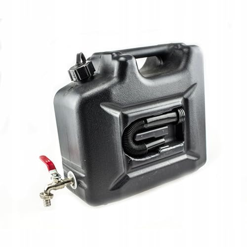 Bidon d'eau avec robinet 10 l et entonnoir caché, réservoir d'eau potable, réservoir d'eau de camping, réservoir d'eau de camping, bidon de réserve en plastique pour la maison, le jardin, la voiture,