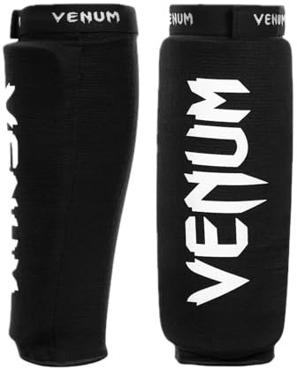 Venum, Kontact Schienbeinschützer Without Foot, Herren, S, Schwarz