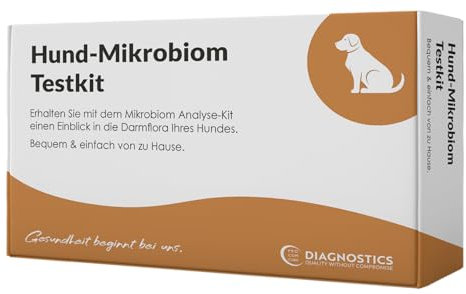 1x Hund-Mikrobiom Testkit | Umfassende DNA Analyse des Darm-Mikrobioms deines Hundes | Ausführlicher Ergebnisbericht mit individuellen Empfehlungen