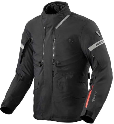 REV'IT! Revit Neptune 3 GTX wasserdichte Motorrad Textiljacke, schwarz, XL | Gore-Tex