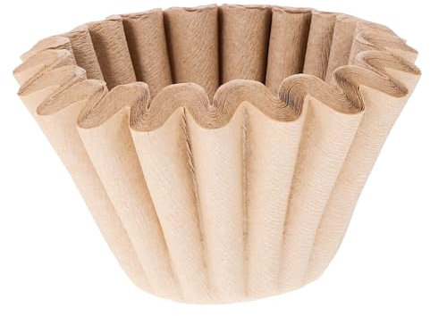 Cabilock 50stücke Kaffeefilterpapier in Kuchenform Filterpapier Für Handtropffilter Ungebleicht