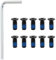 Briny River 10pcs Front Pole Screws Scooter Handlebar Screws With Wrench Compatible with AOVO Pro Compatible with Xiaomi M365 M365 Pro Scooter Stem Handlebar