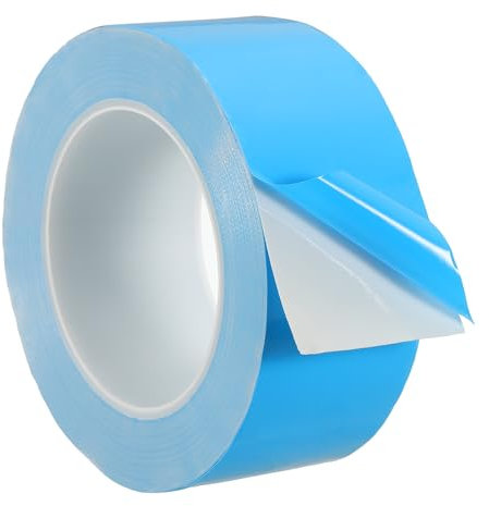PATIKIL Thermal Adhesive Tape, 25m x 50mm x 0.2mm Double Side Adhesive Thermal Conductive Tape for Heatsink LED GPU Modules Computer CPU IC Chip, Blue