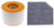 ZDPVK Filtro Aria Auto Filtro abitacolo OEM 4G0133843H 4H0819439 for Audi A6 C7 Avant 2011-2019 1.8T 2.0T A7 Sportback 2015-2019 Modello Filtro Filtro dell'Aria del Veicolo(Air Filter Set)