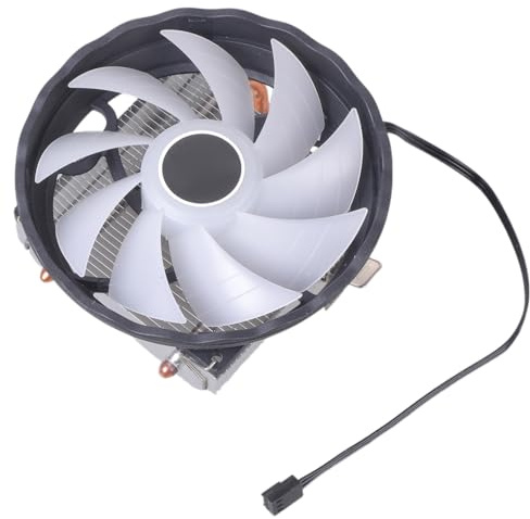 MHADBKH 2/4 Heatpipes RGB CPU Cooler Radiador silencioso PWM 4PIN para LGA 1150 1151 1155 1200 1366 2011 X79 X99 AM3 AM4 Radiador Rgb Controlador de ventilador Control Caja de refrigeración Hub de