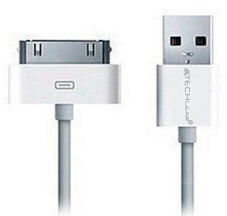 Techgear Daten- / Ladekabel (USB, für Apple iPhone 2G / 3G / 3GS / 4G, kompatibel mit Mac / PC, OEM)
