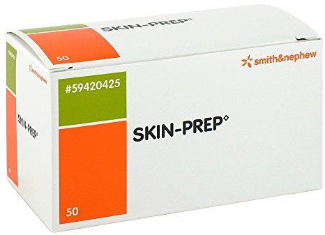 Skin Prep Wipes Pack of 50