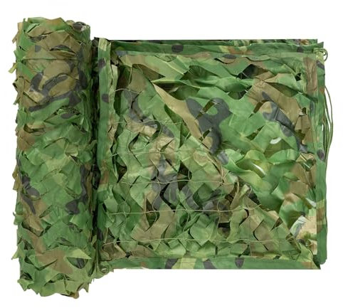 LOOGU Filet De Camouflage Renforcé Militaire Grande Taille - Idéal Le Camouflage, la Chasse, la décoration Jardin,la Ombrage,la Photo, Auvents Terrasse