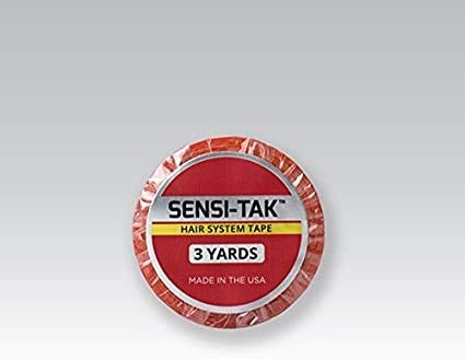 Sensi-Tak, Red Roll Adhesive Tape for Wigs or Toupee's, 1/2 x 3 yds by Walker Tape