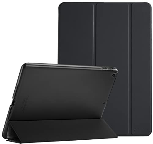 ProCase Smart Case for iPad 6th/iPad 5th Generation/iPad 9.7 Inch Case 2018 2017(Model: A1893 A1954 A1822 A1823), Ultra Slim Lightweight Stand Case with Translucent Frosted Back -Black