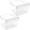 SPARES2GO Salad Bin Square Crisper Drawer Box for Gorenje Fridge Freezer (Pack of 2)