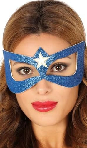 Guirca - Helmmaske Eroina Wonder Woman, Farbe Blau, Einheitsgröße, 12018