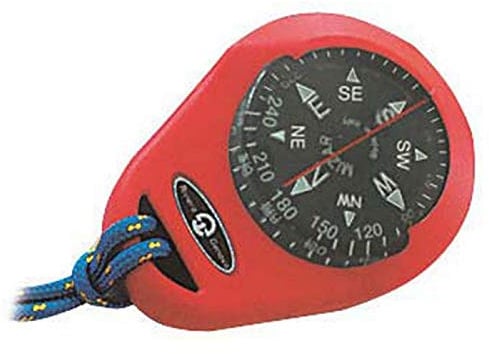 Riviera Kompass Mizar m. Gummiarmierung, rot