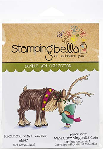 STAMPING BELLA Stempel RDEER, Bundle Girl W/Rentier