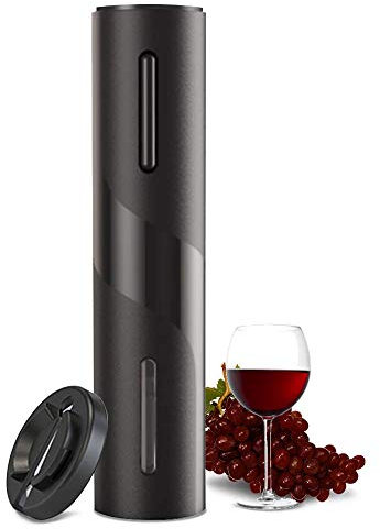 Cokunst Electric Wine Opener, Automatic Electric Wine Bottle Corkscrew Opener with Foil Cutter, One-Click Button Reusable Wine Bottle Openers for Home Kitchen Party Bar
