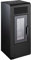 Qlima Eco Stufa a Pellet Ventilata 7 kW Riscalda Ambiente fino 58 m² Colore Rosso Nero Timer Programmabile Termostato Regolabile Braciere in Ghisa (Nero)