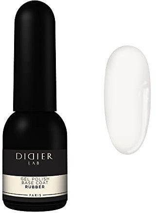 Didier Lab - Premium Rubber Base Gel 10ml - LED UV Nagellack Unterlack für Nägel - Verlängerung bis zu 5mm - Base Coat Klarlack - Gel Nail Polish