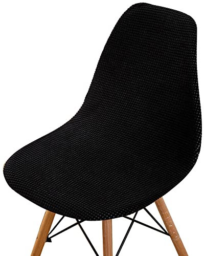 Highdi Stuhlhussen 4er Set Esszimmer Fleece Strech Esszimmerstühle Bezug Pfauenblau Bnehmbare Waschbar Antirutsch Stuhlbezug Universal Küchenstühle Husse Stuhlabdeckung Elegante für Wohnzimmer